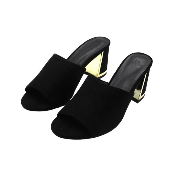 H Halston Women's black Sandals - Picture 5 of 8
